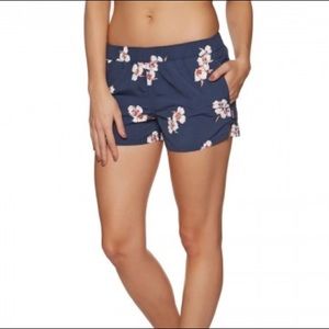 EUC Patagonia Barely Baggies Blue Floral Shorts